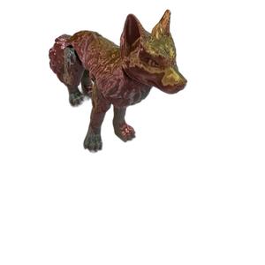 Cinder Wolf Figurine Decor