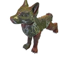 Cinder Wolf Figurine Decor