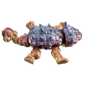 Ankelasaurus Articulating 3d printed figurine.
