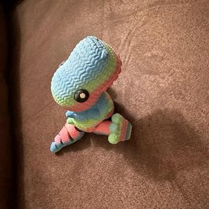 5 inch Crocheted T-Rex Figurine