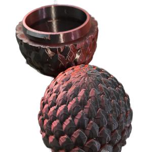 XL Dragon Egg decor with Dragon Figurine