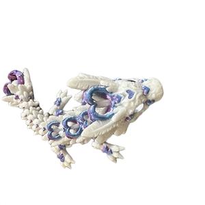 Baby light heart articulating dragon figurine decor