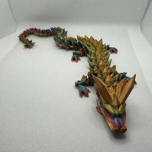 14 in Crystal Dragon Decor Figurine by Cinderwing3D - Decoration Ornaments