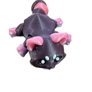 Cute Flexi Racoon 3D Printed Figurine Decor