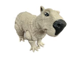 Capybara 3d printed articulating figurine decor Artistic Room Curve