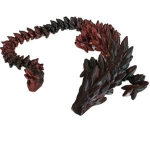 14 inch Gemstone Dragon Decor Decorative