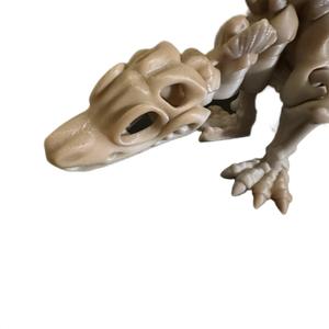 3d printed Stegosaurus Skeleton Articulating Figurine Decor