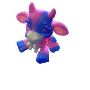 Glow in the Dark articulating Cow Figurine Decor