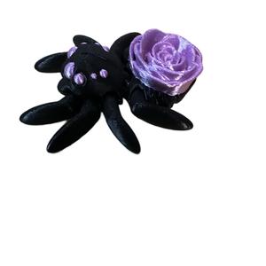 3d printed Rose Spider articulating Figurines Decor Plastic Sculpture