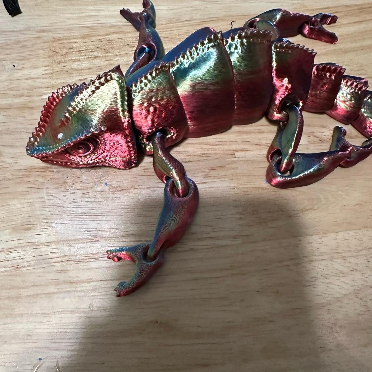 3d printed Chameleon Figurine Decor