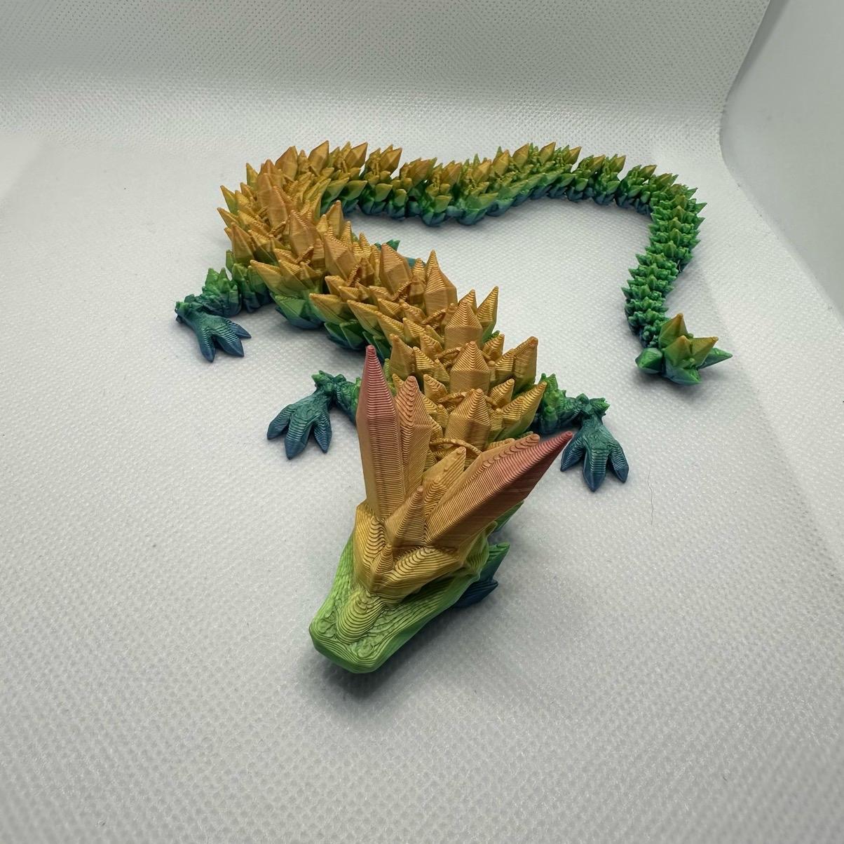 14 in Crystal Dragon Decor Figurine