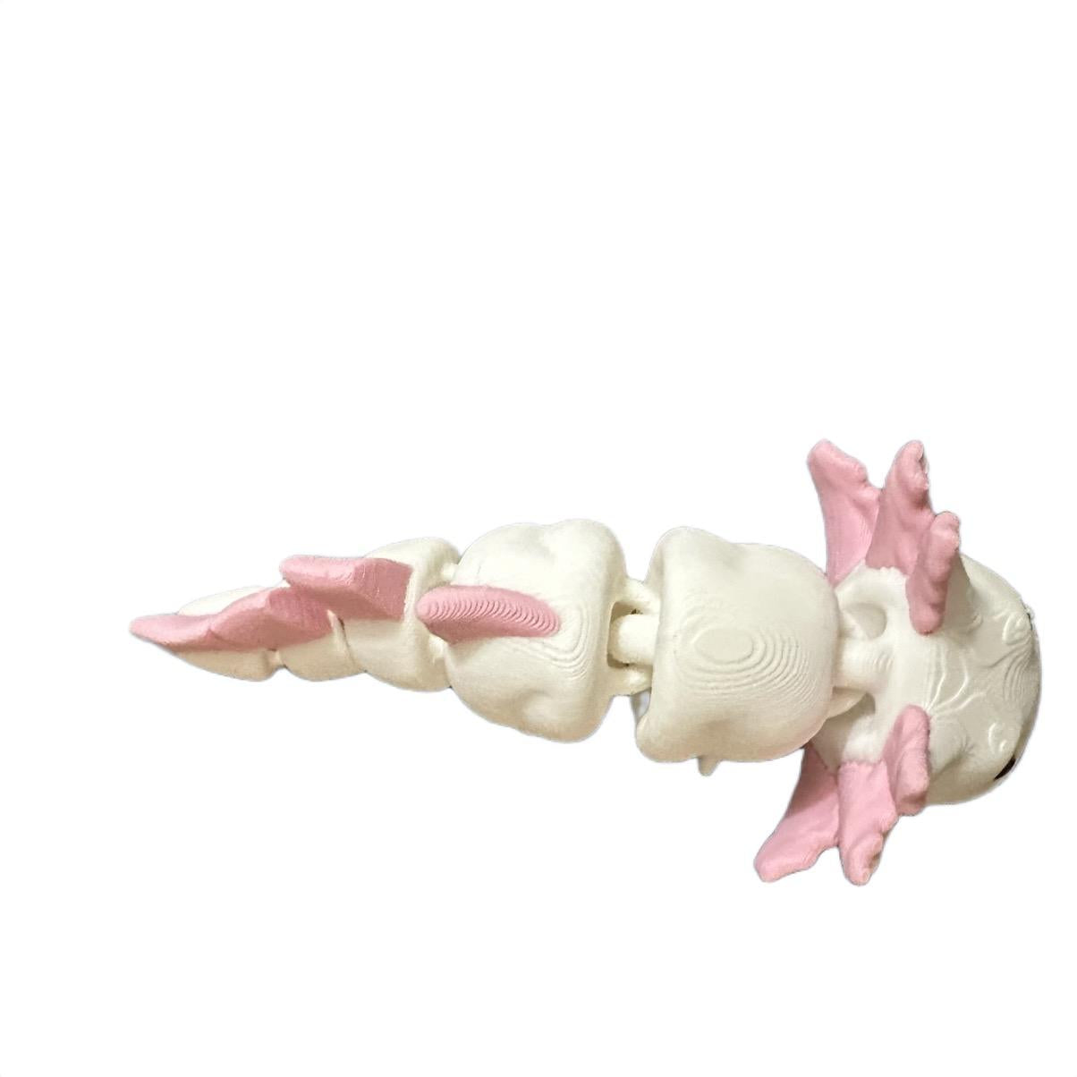 Mini articulating Axolotl Figurine decor