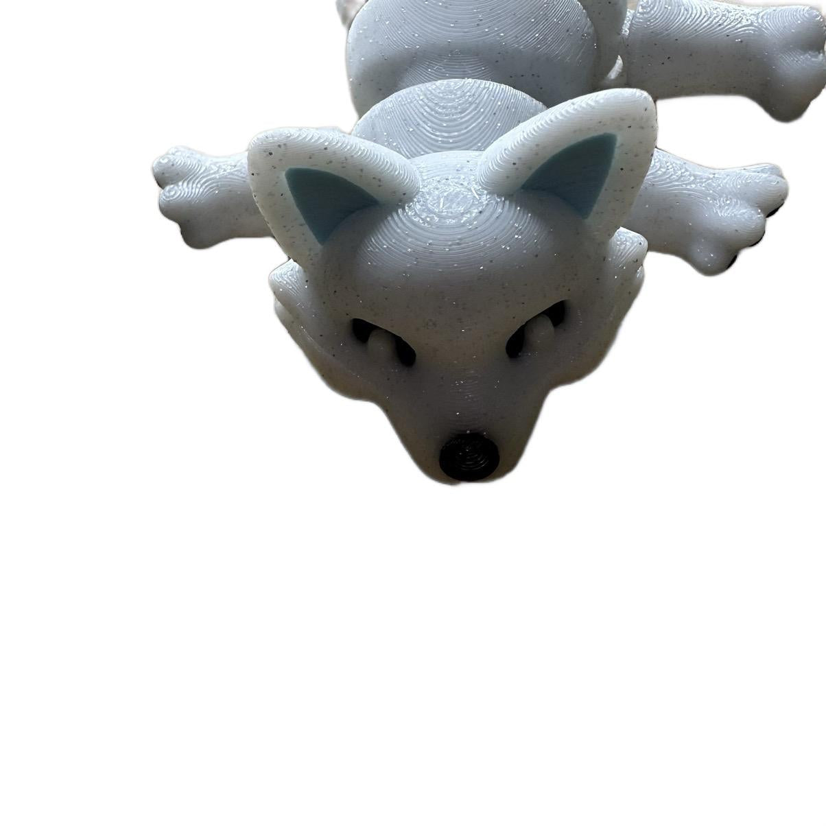 3d printed articulating fox figurine Decor