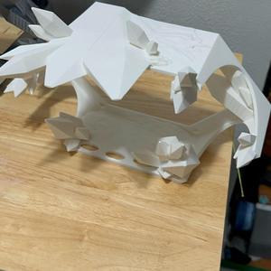 Crystal Cave Dragon Figurine Display