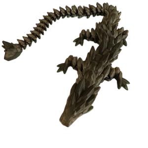 14 inch Gemstone Dragon Decor Decorative