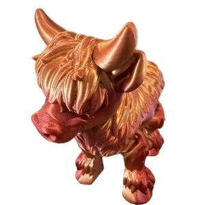 Highland Cow Articulating Figurine decor