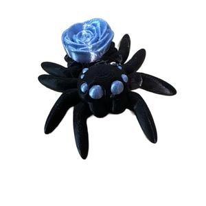 3d printed Rose Spider articulating Figurines Decor Plastic Sculpture