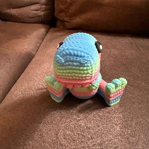 5 inch Crocheted T-Rex Figurine
