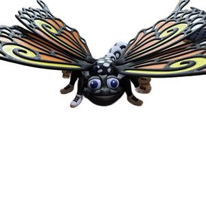 Butterfly 3d printed articulating figurine decor
