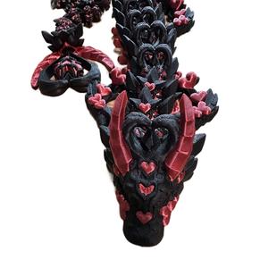 Dark Heart Articulating Dragon Figurine Decor