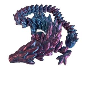 14 inch Gemstone Dragon Decor Decorative