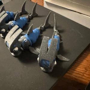 3d printed Hammerhead Shark by Flexi Factory