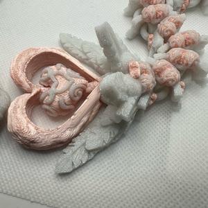 'Light Heart Dragon Figurine' by Cinderwing 3D - Articulating Mythical Dragon Statue for Home Decor