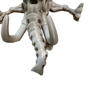 Mammoth Skeleton 3d printed articulating figurine decor