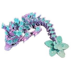 Baby Cherry Blossom Dragons Articulating Figurine Decor