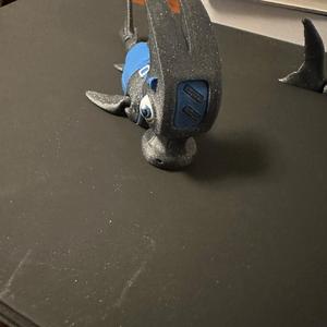 3d printed Hammerhead Shark by Flexi Factory