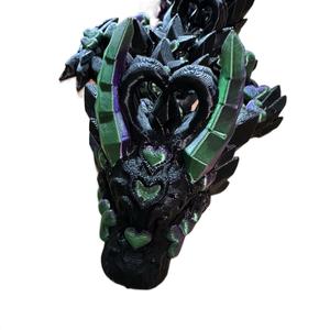 Dark Heart Articulating Dragon Figurine Decor