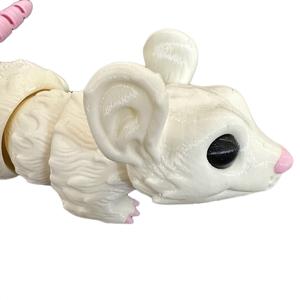 Cute Mouse 3d printed Articulating Figurine Decor Decoration