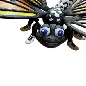 Butterfly 3d printed articulating figurine decor