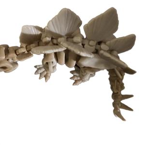 3d printed Stegosaurus Skeleton Articulating Figurine Decor