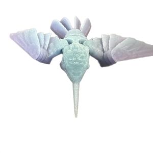 Hummingbird 3d printed articulating figurine decor Decoration
