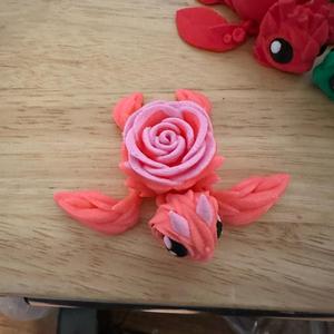 Rose Turtles Decor Ornaments