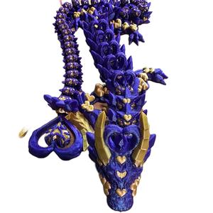 Dark Heart Articulating Dragon Figurine Decor