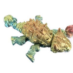 Ankelasaurus Articulating 3d printed figurine.