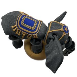 Circus elephant articulating flexi figurine
