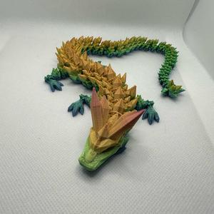 14 in Crystal Dragon Decor Figurine by Cinderwing3D - Decoration Ornaments