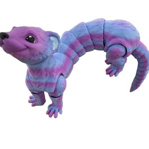 Ferret 3d printed articulating figurine decor Decoration