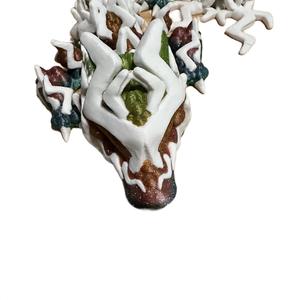 The Storm Dragon 3d printed articulating fidget figurine decor Decorative Ornaments