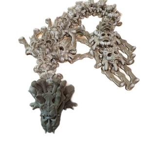 Hollow Dragon 3D Printed articulating figurine decor Decorative Eye