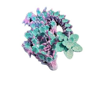 Baby Cherry Blossom Dragons Articulating Figurine Decor