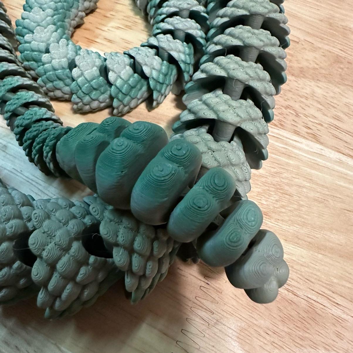 XL Rattlesnake Figurine