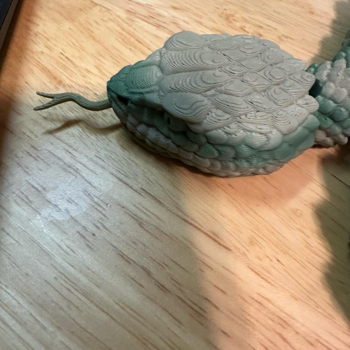 XL Rattlesnake Figurine