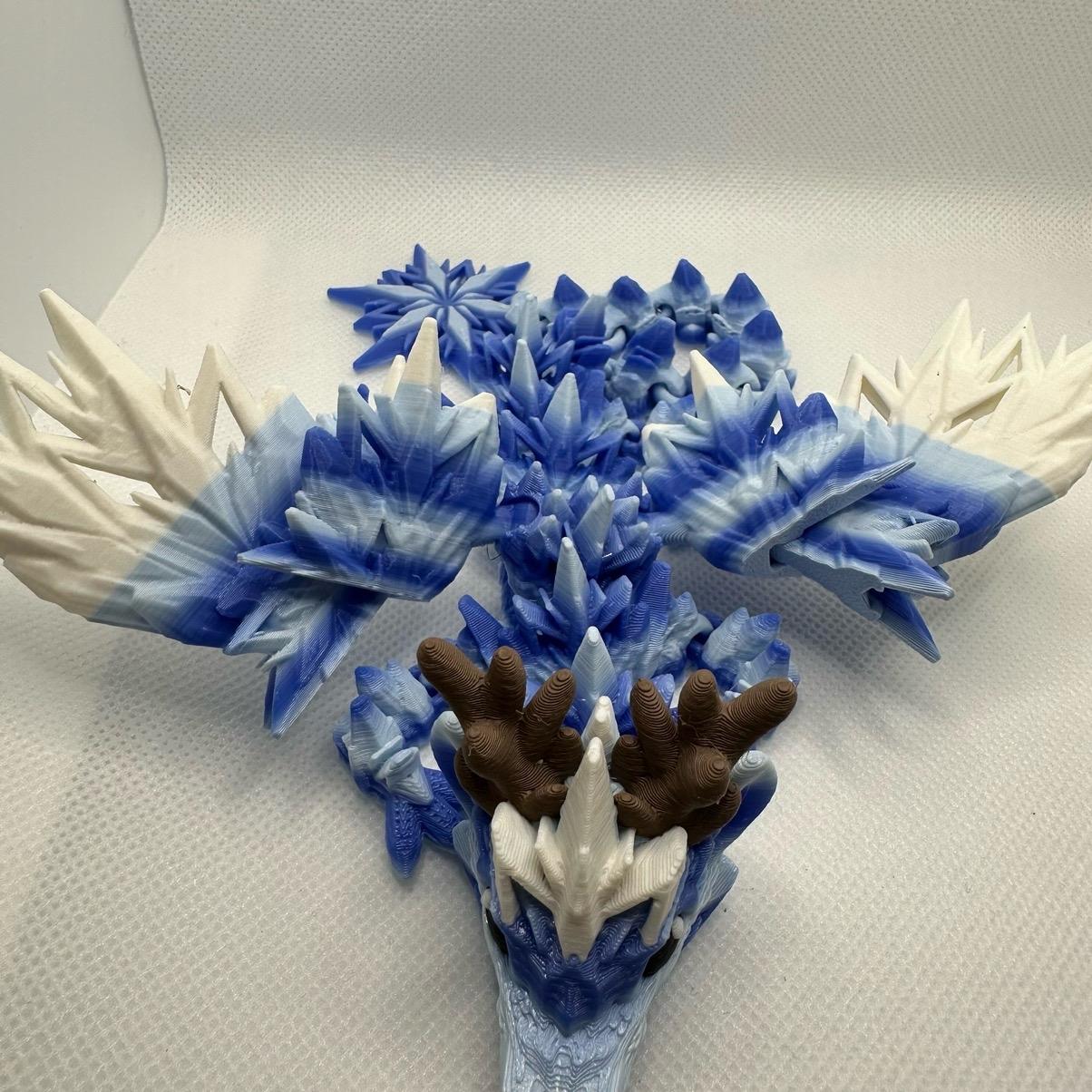 3d Printed Baby Winter Dragons