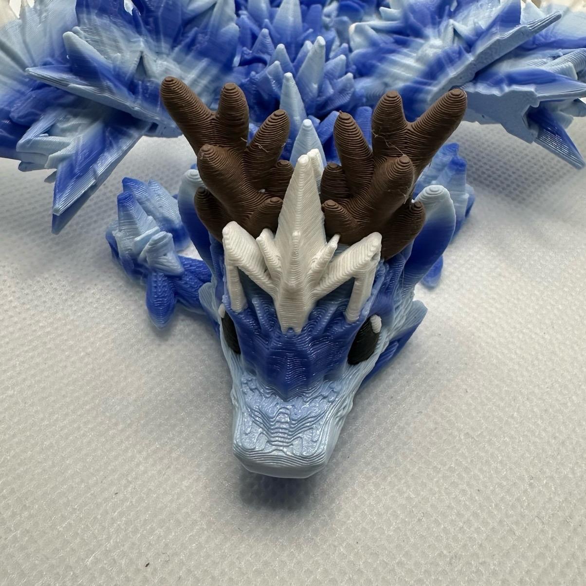 3d Printed Baby Winter Dragons