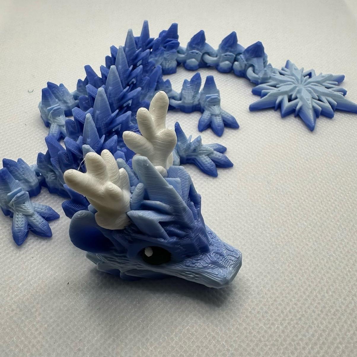 3d Printed Baby Winter Dragons