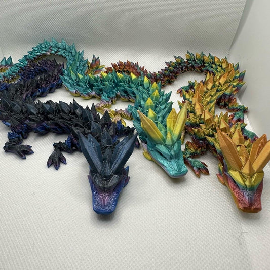 14 in Crystal Dragon Decor Figurine